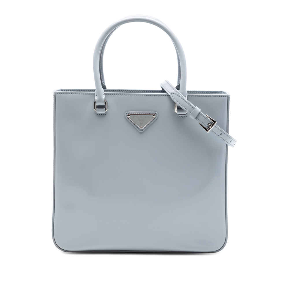 Pre-Loved Prada Medium Spazzolato Leather Satchel